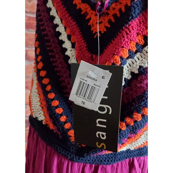 NWT Sangria High Low Dress Size 16 - Picture 8 of 8